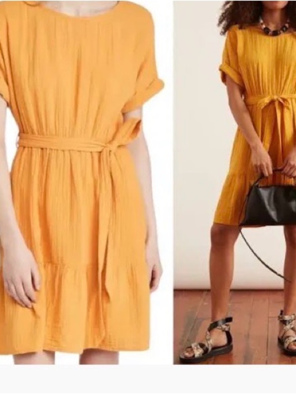 XIRENA Aiden Dress with Tie Waist
